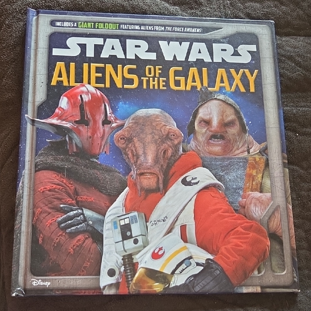 Disney Star Wars Aliens of the Galaxy Book - Red and Blue Cover